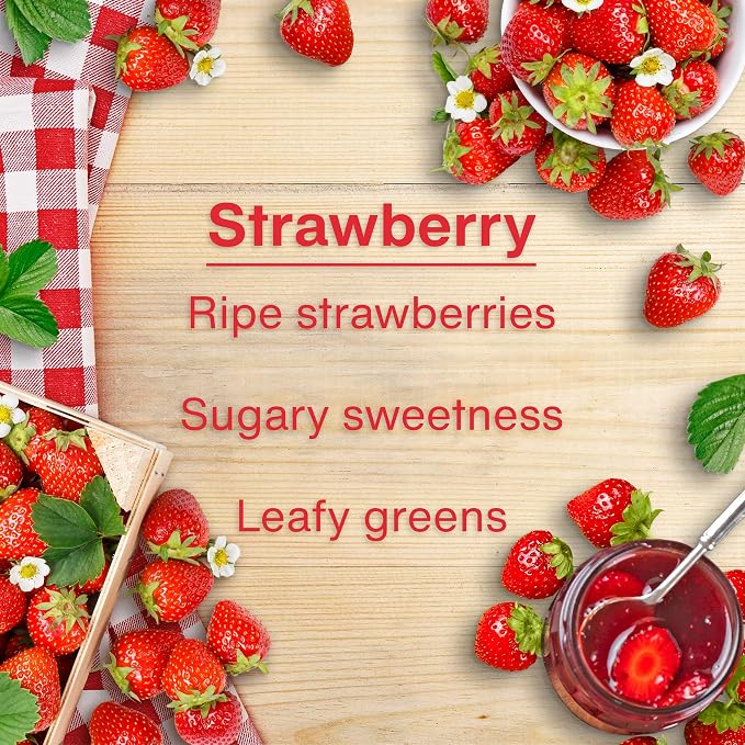 Car Air Freshener | Spray Provides a Long-Lasting Scent for Auto or Home | On-the-go Freshness | Strawberry, 6 Air Fresheners