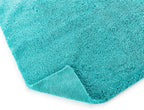 The Creature Edgeless Microfiber Detailing Towels – 420GSM Professional Grade All-Purpose Cloths for Wax, Polish, & Sealant Removal, Teal, 16in x 16in (10-Pack)