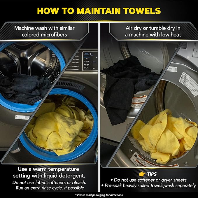 Meguiar's X2025 Supreme Shine Microfiber Towels -6 Count (Pack of 6)