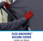17540PB Arctic Defense Car Windshield Cover for Ice and Snow, Car Snow Cover with Side Mirror Covers, (61" W x 42" H)