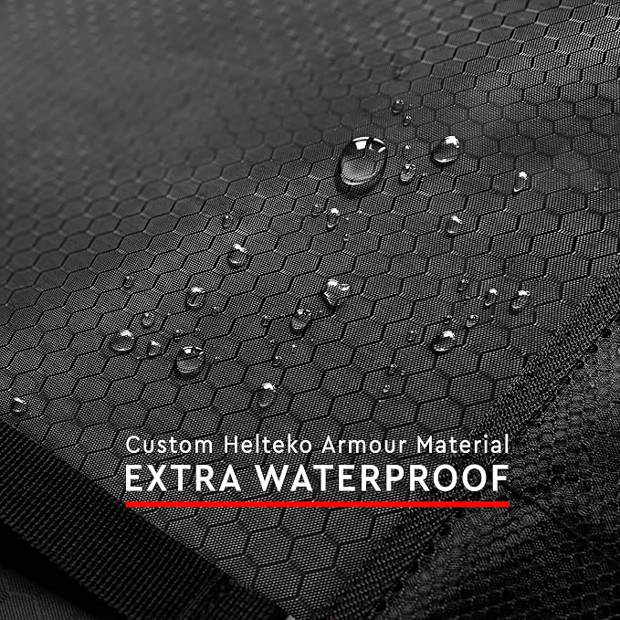 Back Seat Protector for Car, 2 Pack Premium Kick Mats for Kids, Extra Large Car Seat Cover for Backseat with Mesh Pockets, Waterproof Dirt & Mud Protection, Black