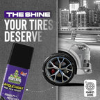 Untouchable Tire Shine Spray (12 Pack) – Citrus Scent, Wet Look Tire Shine, No Sling, Long Lasting Car Tire Shine, No Touch Application