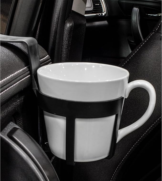 Custom Accessories 91100 Black Large Cup Holder - 44 oz.Capacity