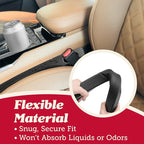Car Seat Gap Filler (2 Pack) - Stop Dropping Between Seats - Universal Fit for Car, Truck, SUV - Block the Gap between Seat Console