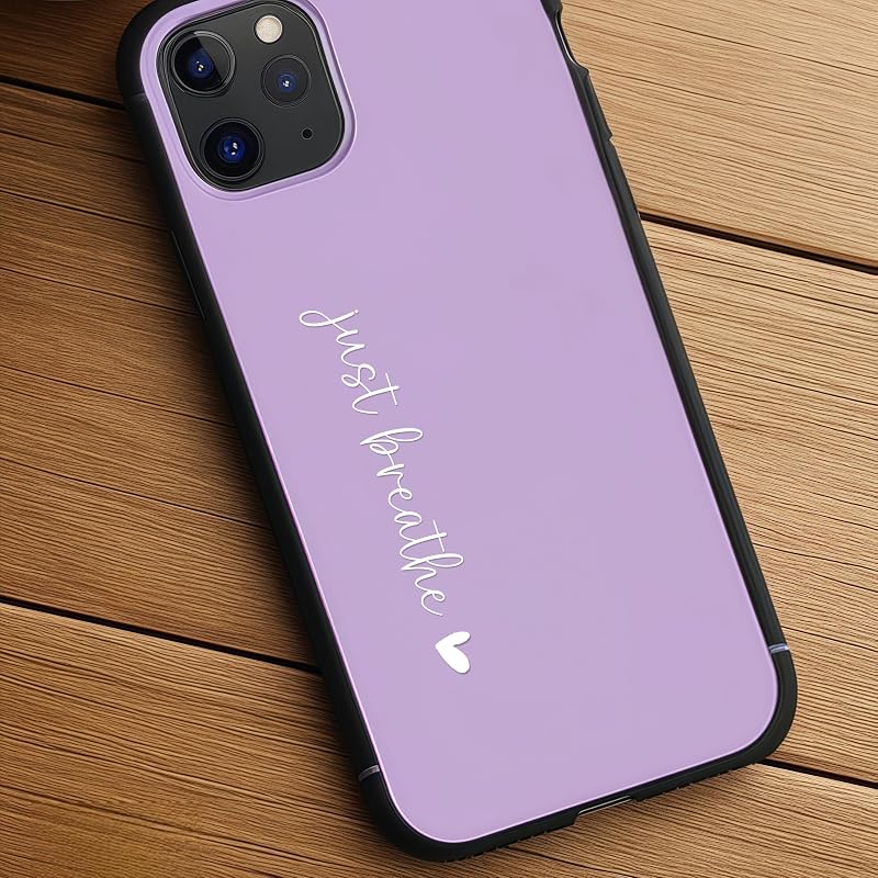 4 xJust Breathe Rear View Mirror Sticker,Rearview Mirror Decal,Car Accessories For Women,Motivational Stickers,Water Bottle Laptop Bumper Tumblers Sticker,Vanity Mirror Stickers,Car Window Decal