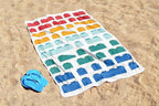 Children Beach Towel - 100% Cotton Super Soft Absorbent Bath Towel, 28" x 58" Inch Lightweight for Travel, Official Licensed Product, Multi - LEGO®