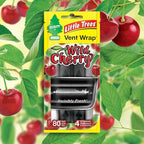Car Air Freshener | Vent Wrap Provides Long Lasting Scent, Invisibly Fresh | 16 Air Fresheners | Wild Cherry