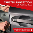 Car Door Edge Protector – Universal DIY Edge Trim to Prevent Scratches & Dings – Flexible Adhesive Molding Trim for Cars, Trucks & SUVs (10 Ft - Chrome)