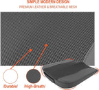 Car Seat Cushion, Comfort Memory Foam Car Cushions for Driving - Sciatica & Lower Back Pain Relief, Driver Seat Pillow for Auto, Office Chair, Wheelchair - Obsidian Speck Black