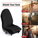Waterproof Sweat Towel Car Seat Cover for Post Gym Workout, Running, Swimming, Beach and Hiking, Universal Fit Anti-Slip Bucket Seat Protector for Cars, SUVs and Trucks, Machine Washable