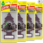 Car Air Freshener | Hanging Tree Provides Long Lasting Scent for Auto and Home | 24 Air Fresheners |Blackberry Clove