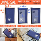 Blue Nylon Faraday Bag - Signal Blocker for Cell Phone, Car Key FOB, Data Privacy (BLUE - NYLON)