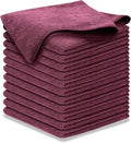 Premium 300GSM Microfiber Cleaning Cloth - 12.5"x12.5" High Performance - 1200 Washes, Ultra Absorbent Microfiber Towels for Cars Undercarriage, Rims & Engine Bay Cleaning - Microfiber Cloth