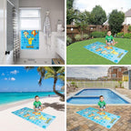 Kids Super Soft Cotton Beach Towel, 58 in x 28 in, Pokemon