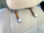 Headrest Hooks for Car 2 Pack Black