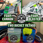 HOL316 Snow Foam Auto Wash Bundle, Cannon and Gun Soap, Safe for Ceramic Coating, Wax and Sealant, Watermelon and Honeydew Scents, 16 Fl Oz (Pack of 2)