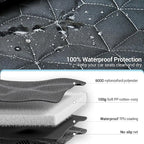 2 Pack Front Seat Covers for Dogs, 600D Waterproof Dog Car Seat Covers with Side Flaps Non Slip Scratch Proof, Captain Chair Car Seat Protector Cover for Pets & Daily Use, Fits Cars SUV Trucks