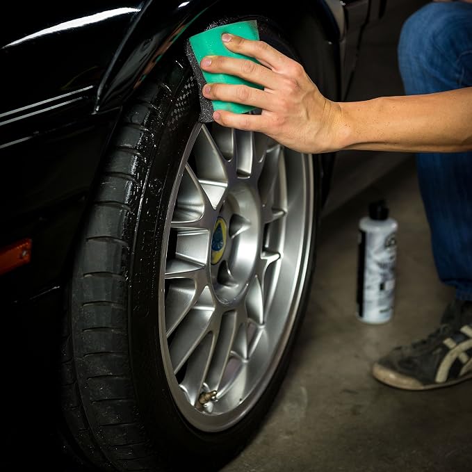 Wonder Wave Durafoam Tire Shine Applicator Pads - Foam Pads for Applying Tire Dressings, Protectants, Wax, Polish and Car Detailer Products for Trucks and SUVs -, 2 Count (Pack of 4)