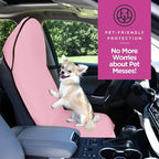 Waterproof Sweating Car Seat Cover for Post Gym Workout, Running, Swimming, Beach and Hiking, Universal Fit Anti-Slip Bucket Seat Protector for Cars, SUVs and Trucks, Machine Washable, Pink