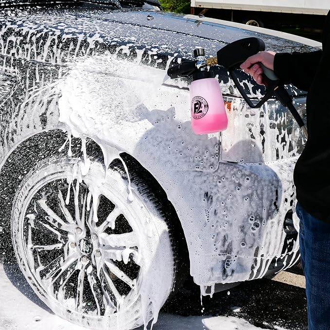 Super Foam Soap - High Suds Car Wash, pH Neutral Formulation works great With Foam Cannons, Leaves Behind A Streak Free, No Spot Finish