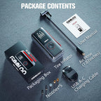 A6 Lite 160PSI Tire Inflator Portable Air Compressor, 7500mAh Portable Tire Inflator for Car Portable Air Pump with Tire Gauge Pressure & LED Light Air Pump for Car