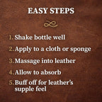 All Leather Conditioner for Car Seats and Interiors, Couches and Furniture, Shoes and Boots, Bags and Jackets, Baseball Gloves, Horse Saddles, 16.9 oz