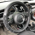 Steering Wheel Cover Great Grip with 3D Honeycomb Anti-Slip Design, Universal 14.5-15 Inch (All Black)
