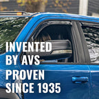 AVS in-Channel Ventvisor/Window Deflectors | Fits 2015-2024 Ford F-150, 2017-2024 Ford F-150 Raptor SuperCrew, 4 pcs. | Smoke - 194975