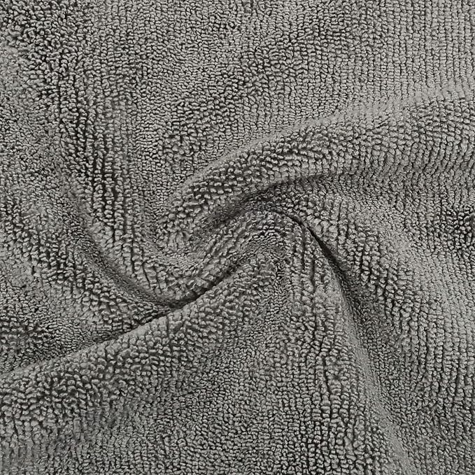 Microfiber Cleaning Towel (16x24, 6 Pack, Professional, Blue,Camel,Gray)