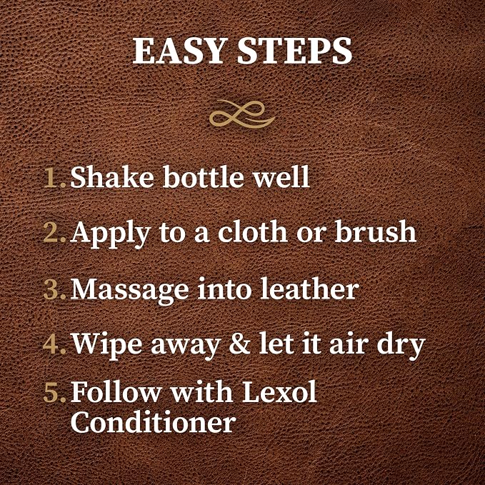 All Leather Cleaner 16.9 oz – Deep Cleaning formula for car interior, couches, furniture, shoes, boots, purses, jackets, gloves, saddles and motorcycle gear